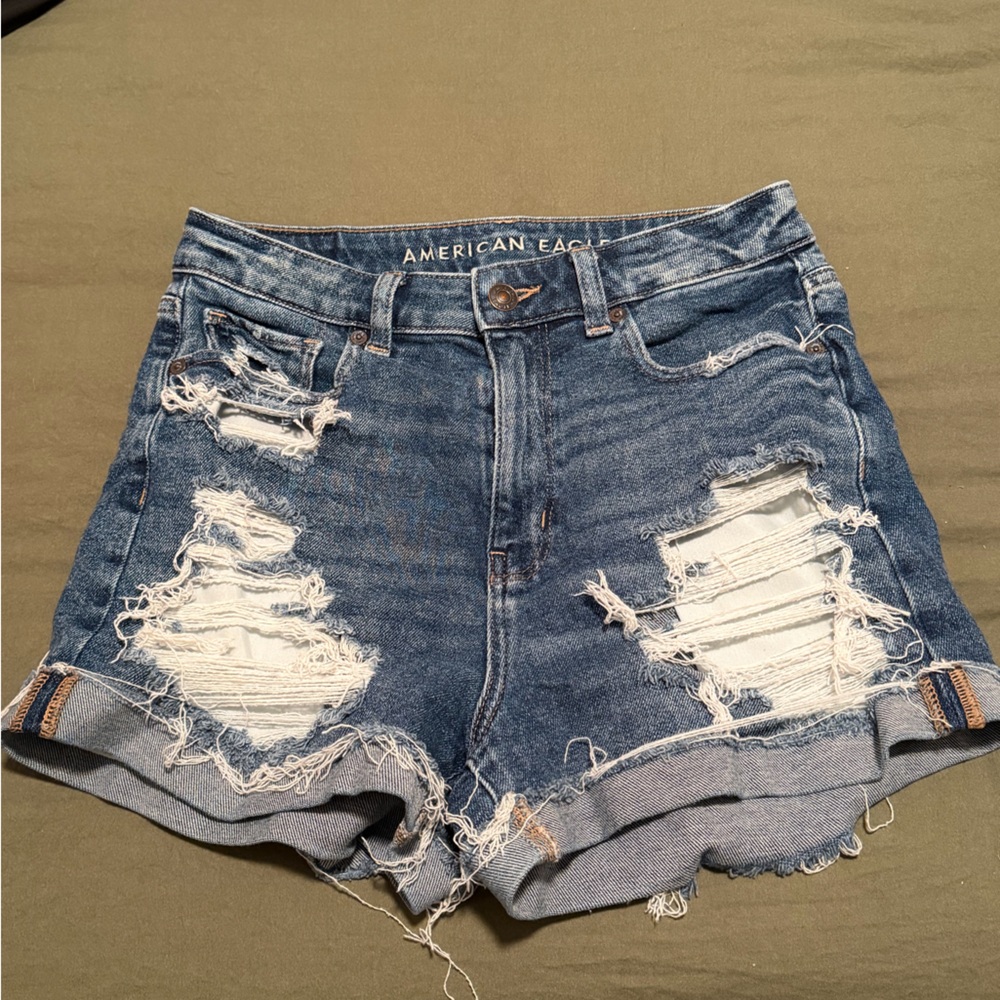 American Eagle Outfitters Ripped Denim Shorts